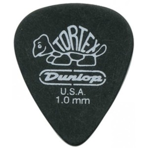 Dunlop Tortex Pitch Black 1,00mm. Gitarrenplektrum