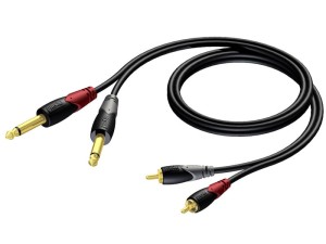 Procab CLA631/3 kabel 2xjack - 2xRCA 3m