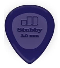 Dunlop Stubby 3,00mm. Gitarrenplektrum