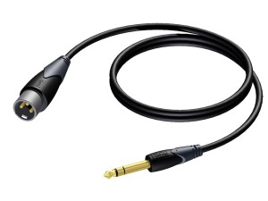 Procab CLA724/3 kabel XLRm -jack stereo 3m