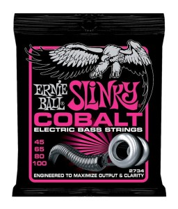 Ernie Ball 2734 Cobalt Saiten für Bassgitarren 45-100