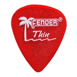 Fender California Clear Thin Gitarrenplektrum