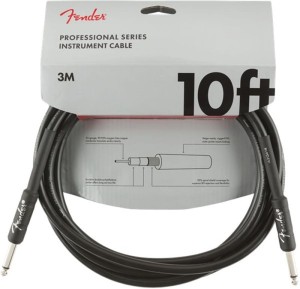 Fender Professional 10 BLK kabel instrument 3m