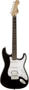 Squier Bullet Stratocaster HSS Black E-Gitarre