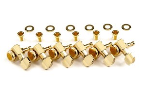Fender 0990818200 Block-Stimmmechaniken für Gitarren, gold
