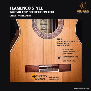Ortega OERP-FLAM2 Protection Foil für Konzertgitarren
