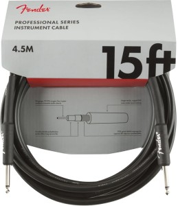 Fender Professional 15 BLK kabel instrument 4,5m
