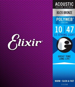 Elixir 11150 PW 12st LT Saiten für Westerngitarren 10-47