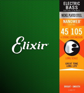 Elixir 14077 NW LT/M Saiten für Bassgitarren 45-105