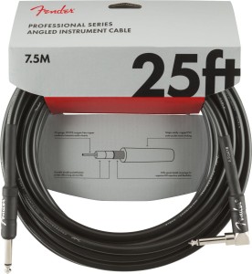 Fender Professional 25 ANG BLK kabel instr 7,5m