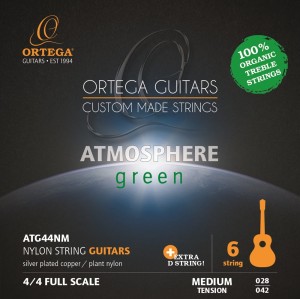 Ortega ATG44NM Saiten für Konzertgitarren