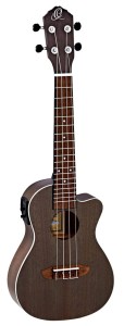 Ortega RUCoal-CE Konzert-Ukulele