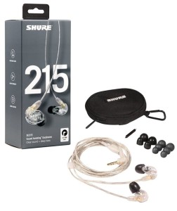Shure SE215-CL-EFS słuchawki douszne