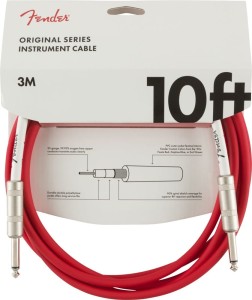 Fender Original 10' Fiesta Red Instrumentenkabel