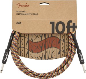 Fender Festival 10' Rainbow Instrumentenkabel
