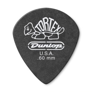 Dunlop Tortex Pitch Black Jazz 1,00mm. Gitarrenplektrum