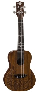 Luna Lizard Mo'o Mahogany Ukulele