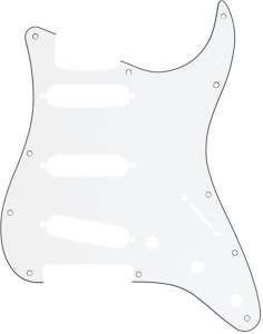 Fender 0991360000 Pickguard Strat W/B/W SSS
