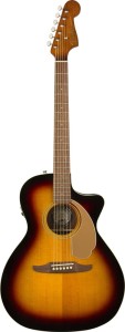 Fender Newporter Player Sunburst Elektro-Akustikgitarre
