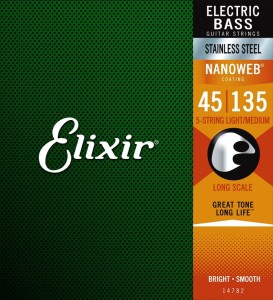Elixir 14782 NW Lt/M Saiten für Bassgitarren 45-135