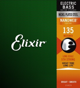 Elixir 15435 NW 135L Bassgitarrensaite. 135