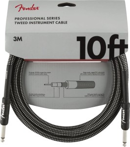 Fender Professional 10 Gray TWD kabel instr 3m