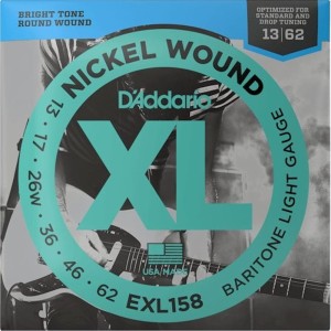 D'Addario EXL158 struny do gitary baryton 13-62
