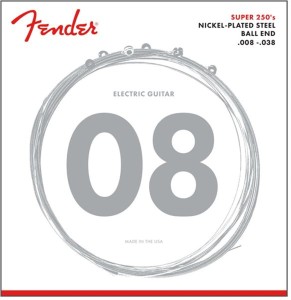 Fender 250XS struny do gitary elektrycznej 8-38