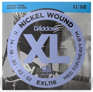 D'Addario EXL116 struny do gitary elektr 11-52