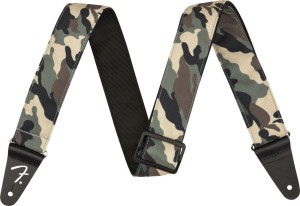 Fender 0990638076 Camo Woodland Gitarrengurt