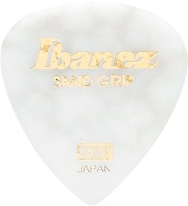 Ibanez PPA16HCG-WH Sand Grip Flat Plektrum