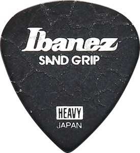 Ibanez PPA16HCG-BK Sand Grip Flat Plektrum