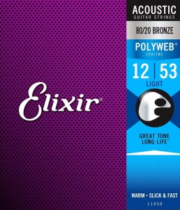 Elixir 11050 PW Light Saiten für Westerngitarren 12-53
