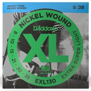 D'Addario EXL130 struny do gitary elektr. 8-38