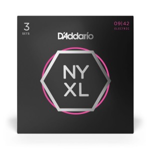 D'Addario NYXL0942-3P struny do gitary elekt. 9-42