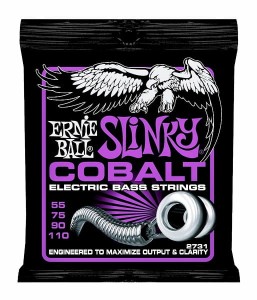 Ernie Ball 2731 Cobalt Saiten für Bassgitarren 55-110