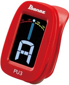 Ibanez PU3-RD Gitarren-Tuner mit Clip