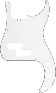 Fender 0991376000 Pickguard P Bass Parchment