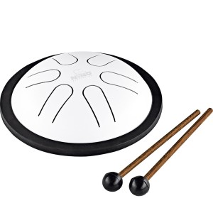 Nino 980WH Mini Steel Tongue Drum White