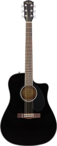 Fender CD-60SCE Black Elektro-Akustikgitarre  (1)