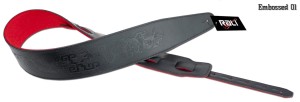 Rali Embossed 01 pasek gitarowy skórzany