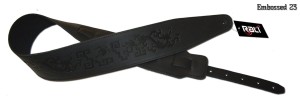 Rali Embossed 23 pasek gitarowy skórzany