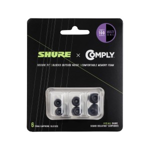 Shure EACYF1-6M Nakładki piankowe czarne M