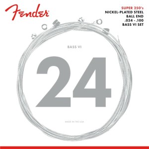 Fender 250B6 struny do gitary Bass VI 24-100
