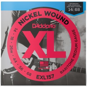 D'Addario EXL157 struny do gitary baryton 14-68