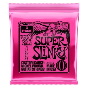 Ernie Ball 3223 3 pack strun do gitary elektr 9-42