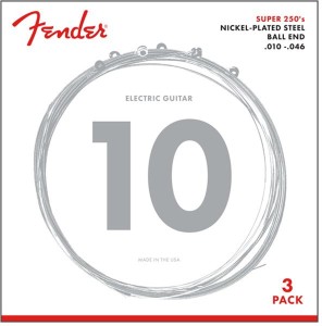 Fender 250R 3-Pack struny do gitary elektr 10-46