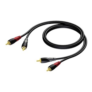 Procab CLA800/0.5 kabel 2xRCA - 2xRCA 0,5m