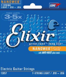Elixir 12057 NW Saiten für 7er-E-Gitarren 10-56