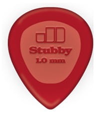 Dunlop Stubby 1,00mm. Gitarrenplektrum